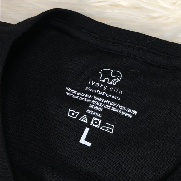 NWOT Limited Edition Ivory Ella Hamsa Tee Large - Picture 8 of 8